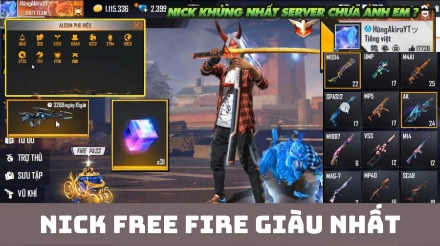 GameThuVi.Com - Acc Free Fire miễn phí 8