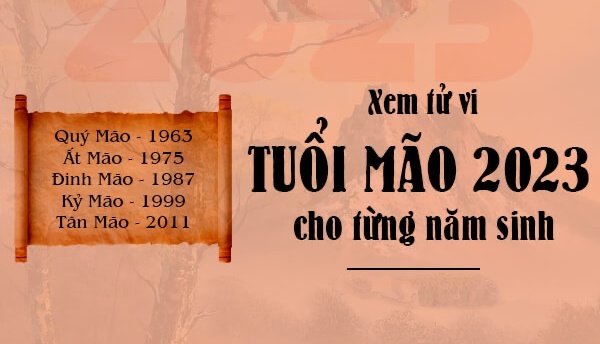 Tử vi tuổi Mão 2023: Tài lộc - Sự nghiệp - Tình duyên - Gia đạo