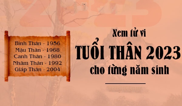 Tử vi tuổi Thân 2023: Tài lộc - Sự nghiệp - Tình duyên - Gia đạo