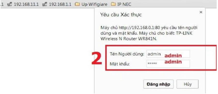 Đăng nhập vào thiết bị