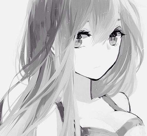 Mẫu vẽ anime nữ lạnh lùng, quyến rũ