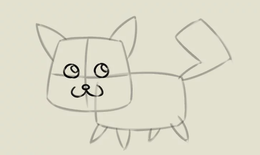 Cách Vẽ Mèo Hình Vẽ Mèo Dễ Thương Đơn Giản Cho Lớp 2