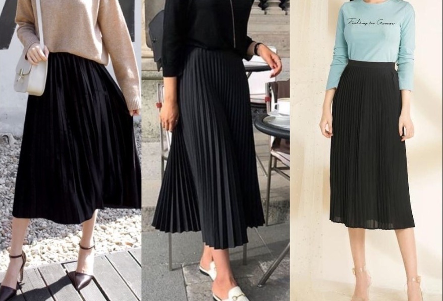 Các mẫu chân váy đen dài cùng tips mix dự báo lọt top trending 2022