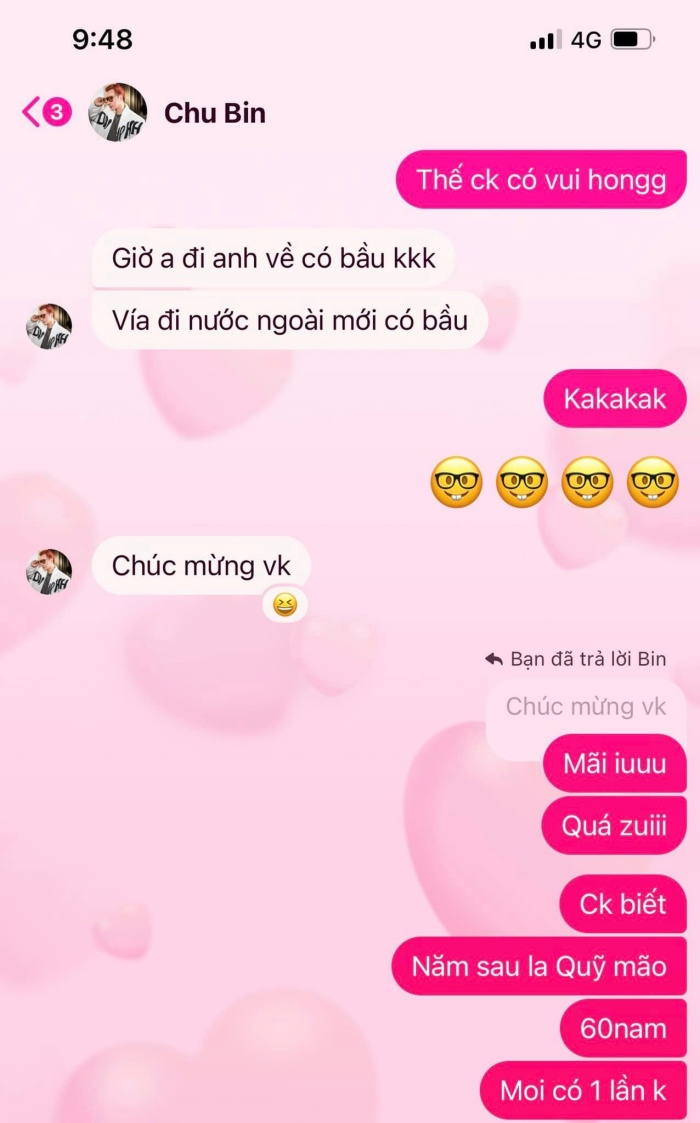 Ngọc Trà nói: Có ai gài bầu mà chúc mừng chị như thế này không “ nhung đàm”