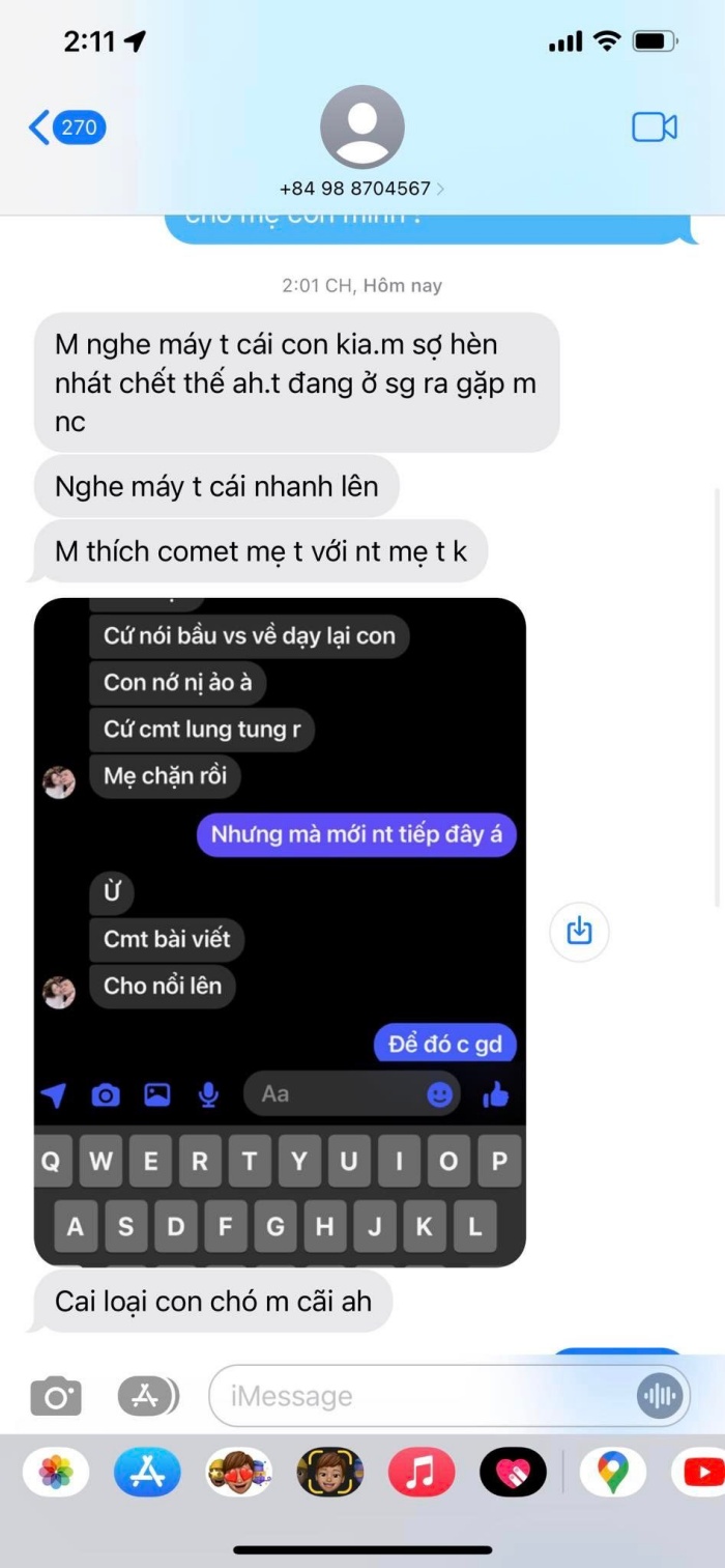 Ngọc Trà nói: Hẵn chửi chị “ Con chó”
