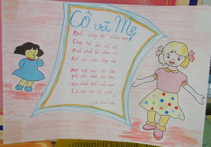 Lời thơ cô và mẹ