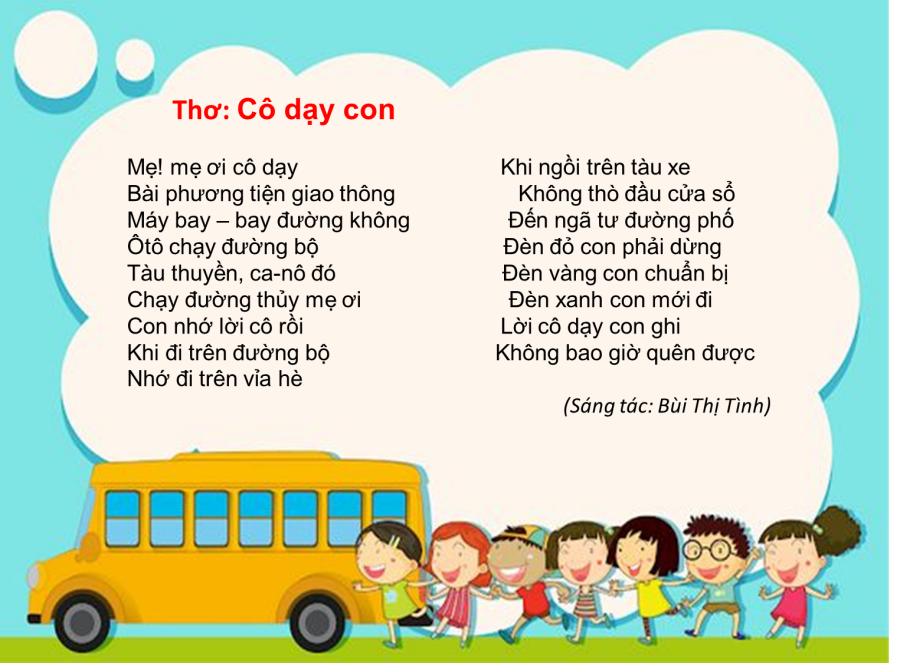 Bài thơ "Bà dạy con" của Pei Shijing