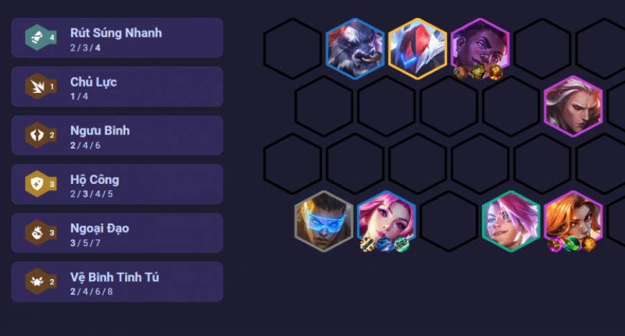 Đội hình Miss Fortune Rút Súng Nhanh