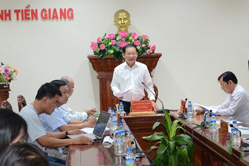 UBND tỉnh Tiền Giang đã tổ chức cuộc họp để thông tin về giá dịch vụ sử dụng đường bộ trong khuôn khổ của dự án.