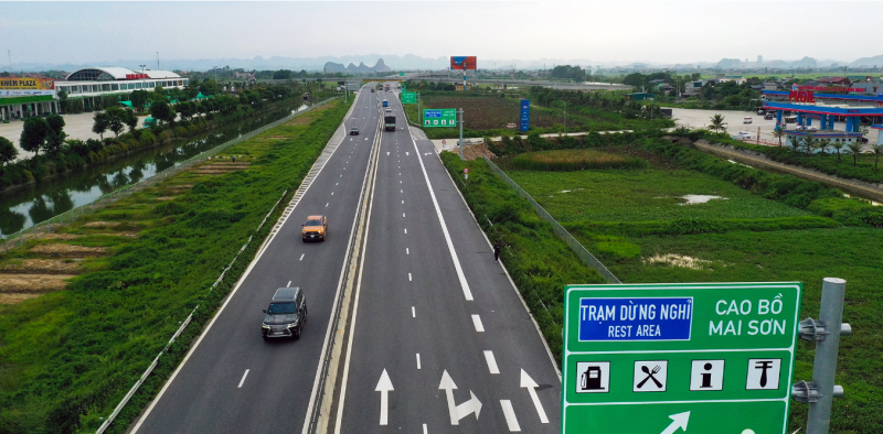 Tuyến cao tốc Cao Bồ - Mai Sơn nối liền tuyến cao tốc Cầu Giẽ - Ninh Bình.
