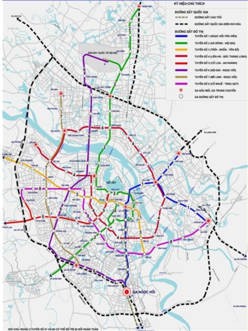 Hà Nội rình duyệt điều chỉnh chủ trương đầu tư đoạn tuyến metro số 2