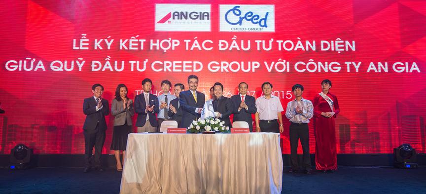 An Gia và quỹ đầu tư Creed Group Nhật Bản