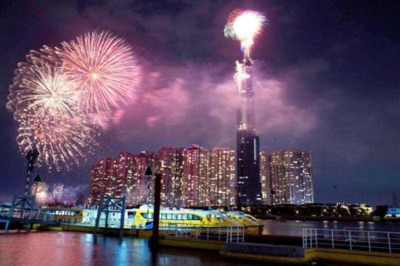 Từ năm 2022 đến nay, TP.HCM không tổ chức bắn pháo hoa tại Landmark 81.