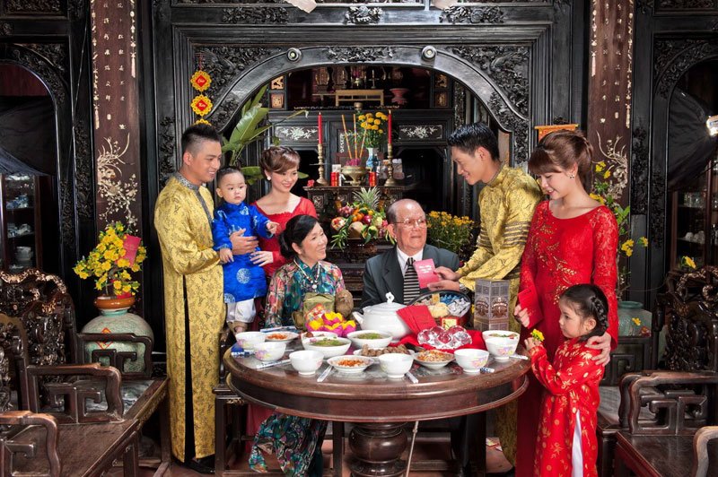 Cách xưng hô họ hàng bên nội