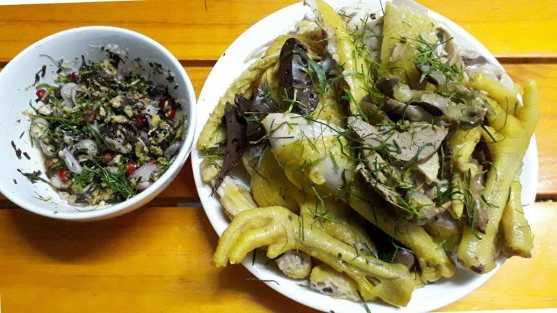 Cách làm nước chấm tiết gà
