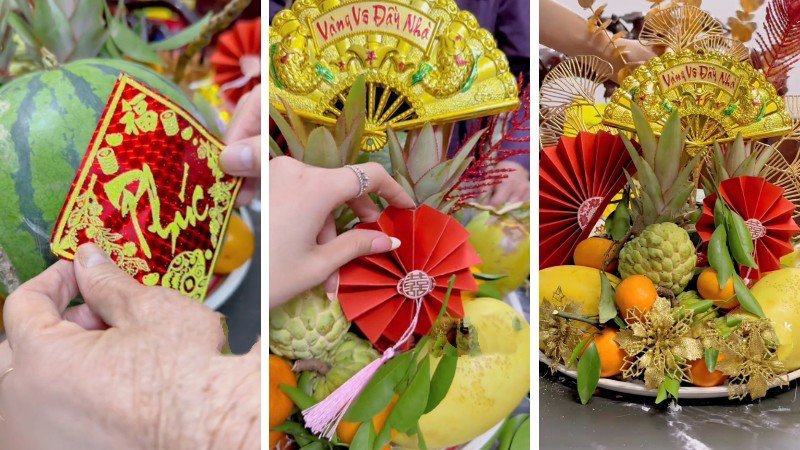 Trang trí xung quanh bằng các phụ kiện