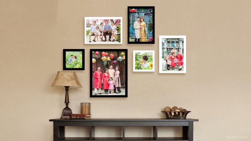 Trang trí bằng Khung ảnh mới