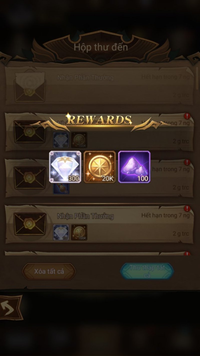 Khi xuất hiện hình ảnh này, bạn đã nhập code AFK Arena thành công.