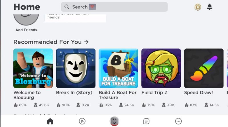 Lựa chọn tựa game Roblox muốn chơi và ấn chọn là hoàn thành.