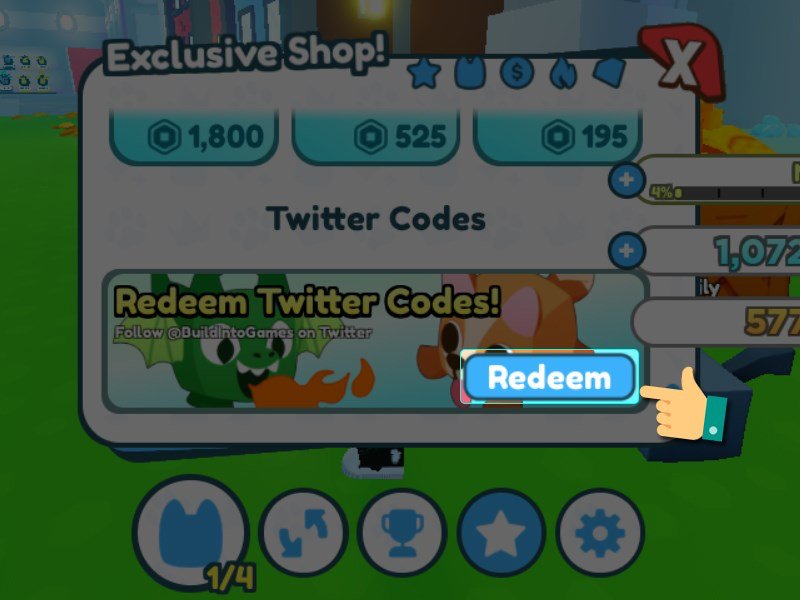 Chọn vào Redeem.