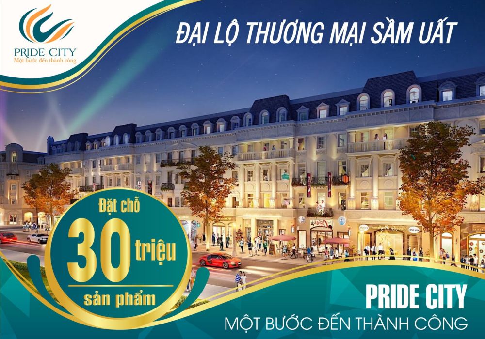 Giá bán dự án khu đô thị Pride City Quảng Nam chỉ 14 triệu/m2