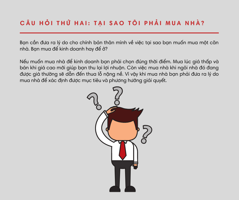 Tại sao tôi tìm mua nhà?