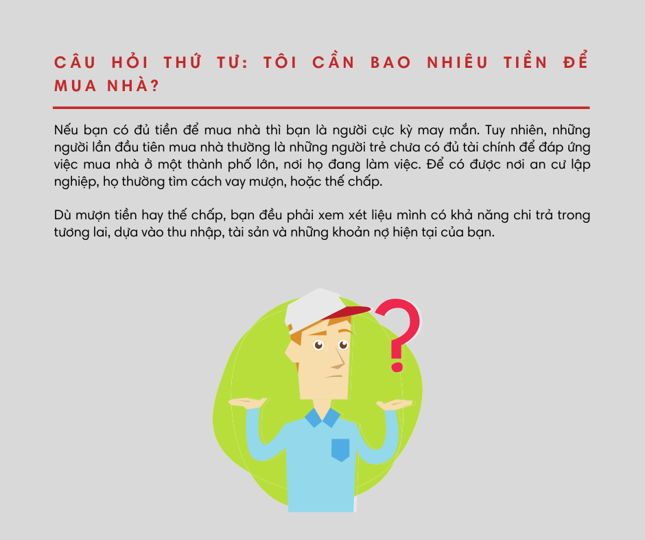 Tôi cần bao nhiêu tiền để mua nhà?