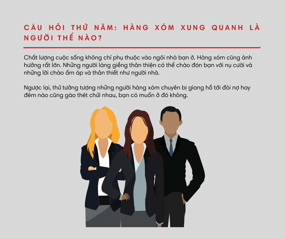 Hàng xóm xung quanh là người như thế nào?