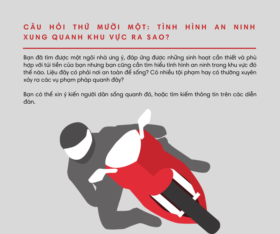 Tình hình an ninh trong khu vực ra sao?