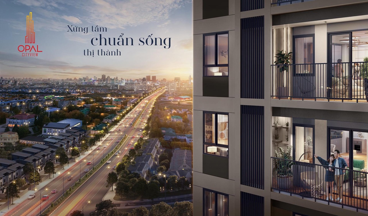 Phối cảnh dự án căn hộ Opal CityView Bình Dương