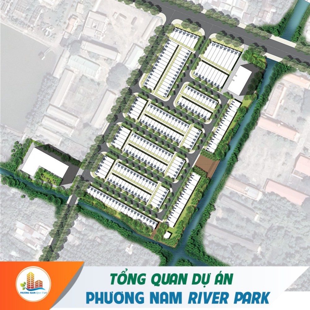 Mặt bằng phân lô dự án khu đô thị Phương Nam River Park Bến Tre