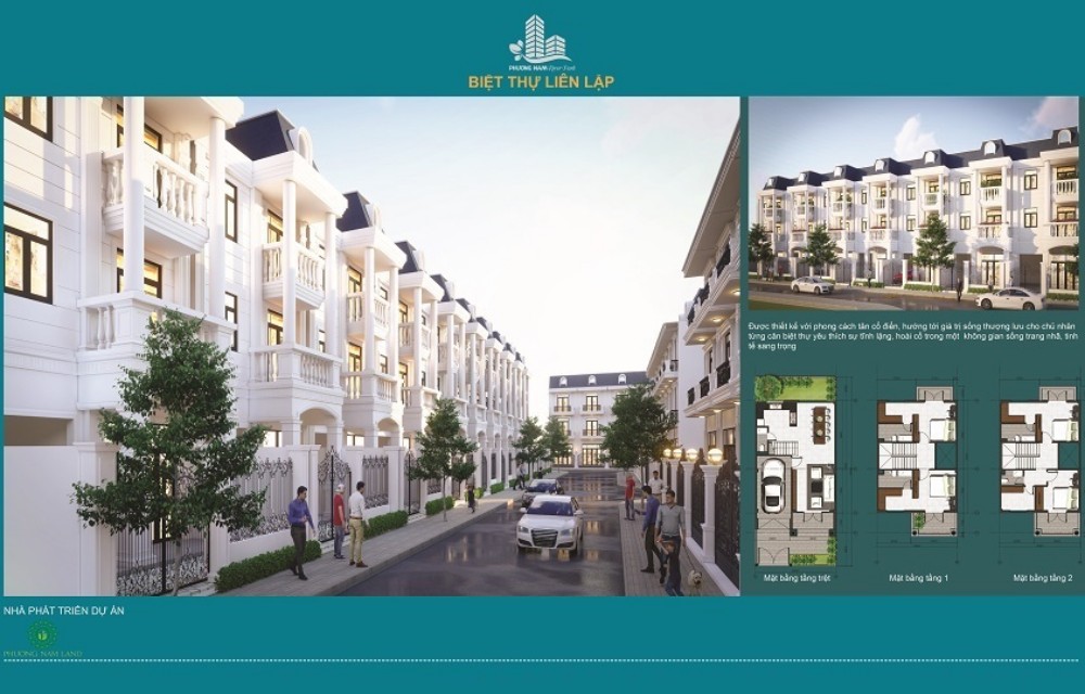 Thiết kế biệt thự liền kề Phương Nam River Park Bến Tre