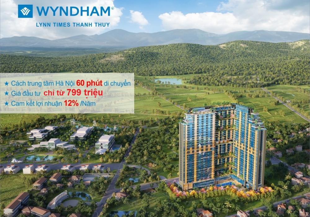 Phối cảnh dự án căn hộ khách sạn Wyndham Lynn Times Thanh Thuỷ