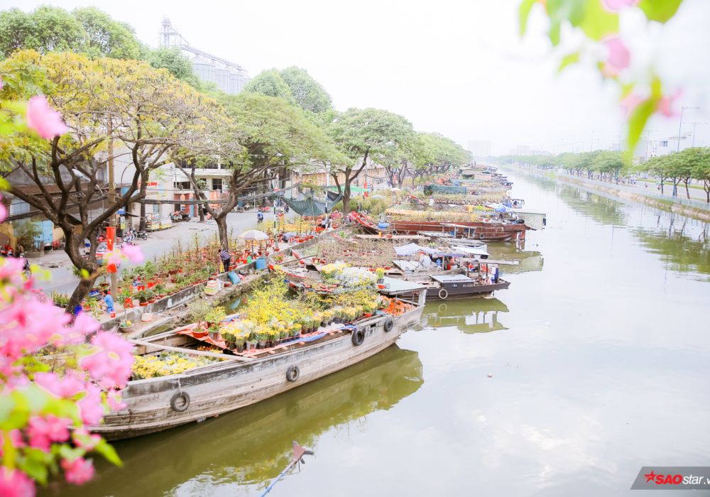 Chợ Hoa Tết tại Bến Bình Đôn