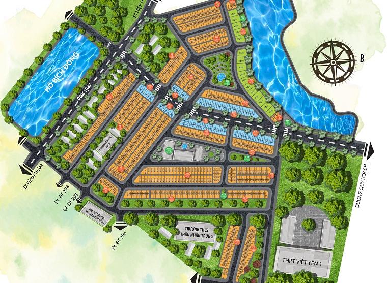Phối cảnh dự án Việt Yên Lakeside City Bắc Giang