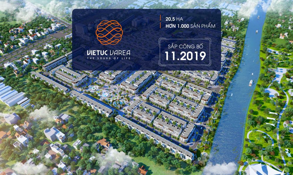 Phối cảnh dự án khu đô thị VietUc Varea Long An 