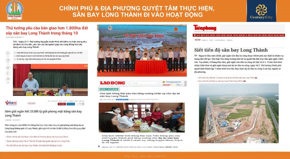 Chính phủ & địa phương quyết tâm thực hiện đưa sân bay Long Thành đi vào hoạt động