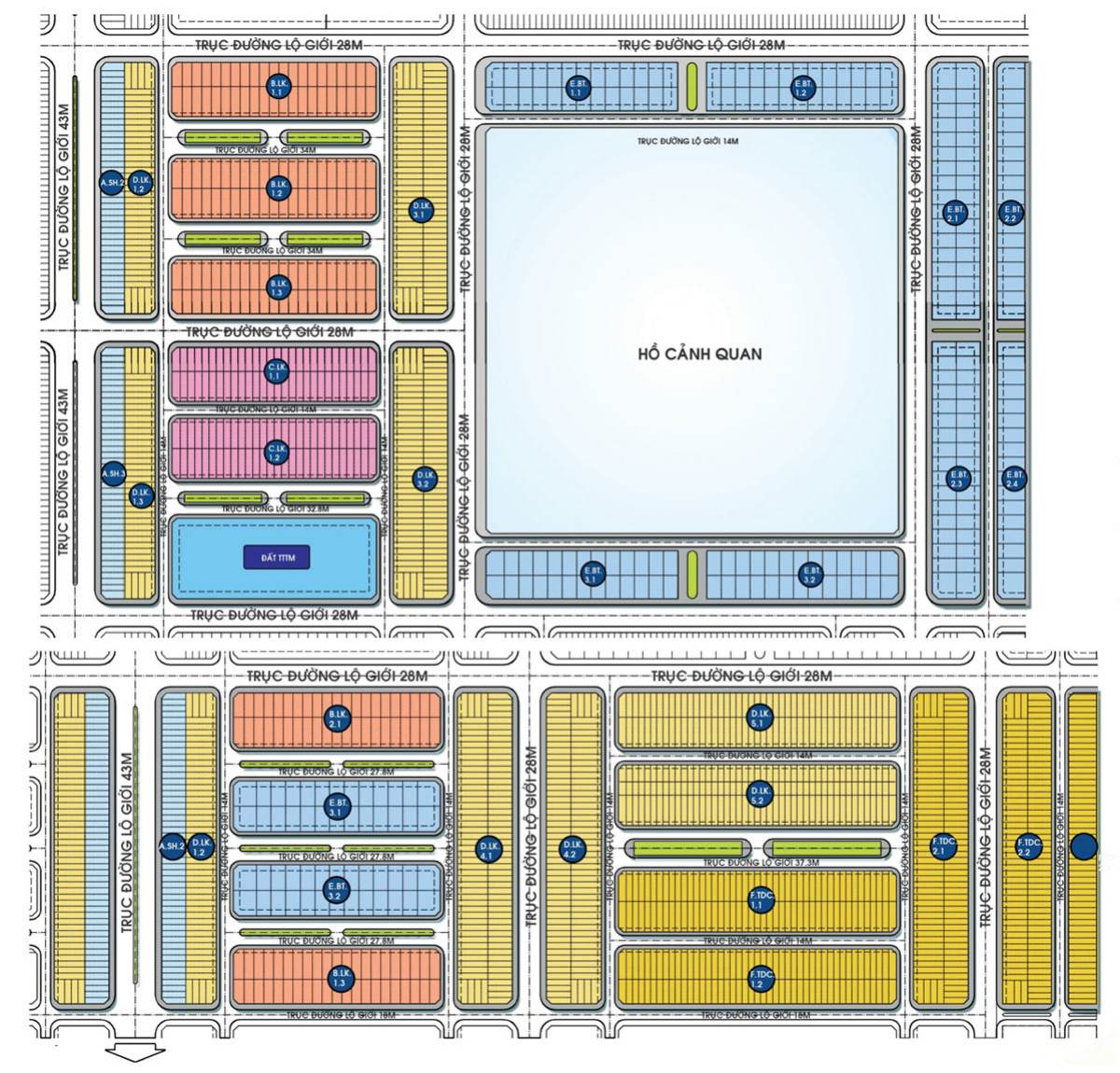 Mặt bằng Happy Home Cà Mau