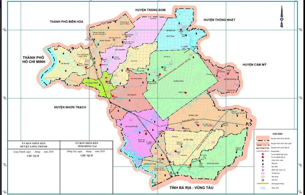 Bản đồ Hành chính tỉnh Đồng Nai và Thông tin quy hoạch 2022