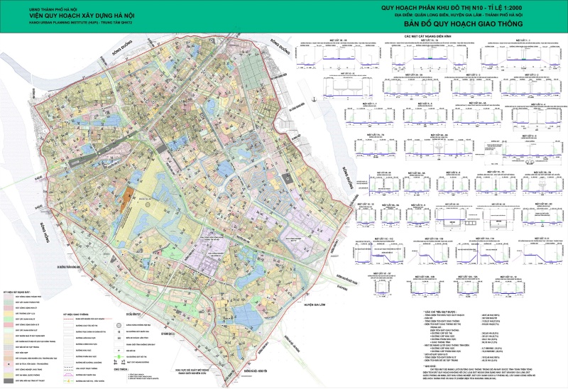 Bản đồ quy hoạch giao thông Quận Long Biên chi tiết nhất