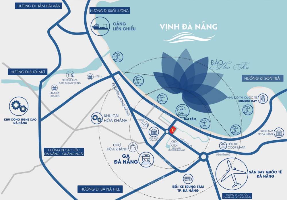 Vị trí dự án đất nền Melody City Đà Nẵng đang mở bán