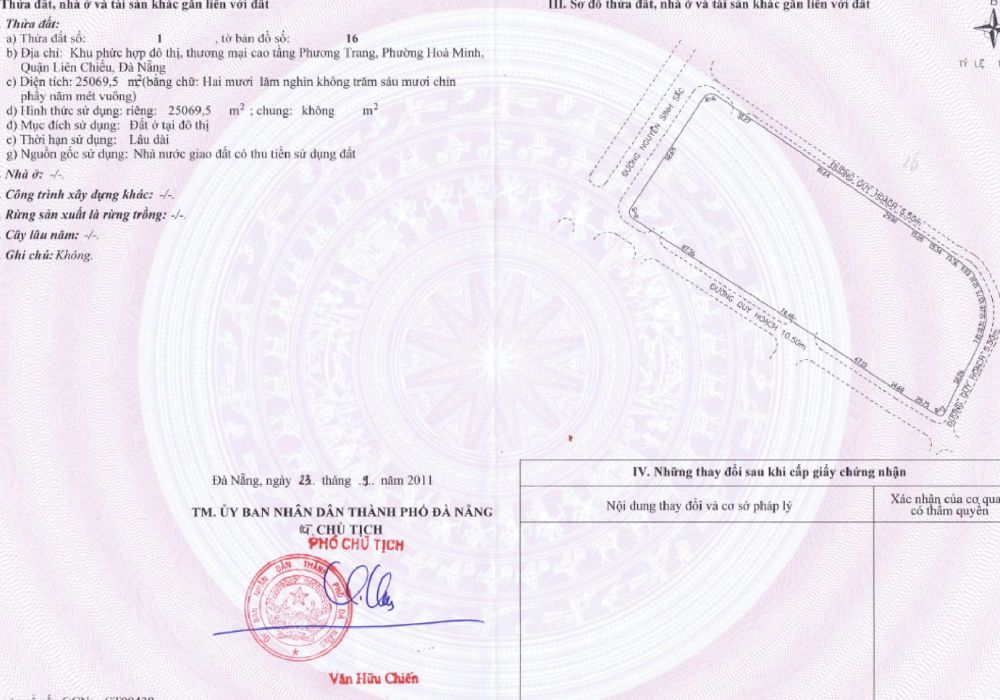 Pháp lý sổ đỏ Melody City Đà Nẵng