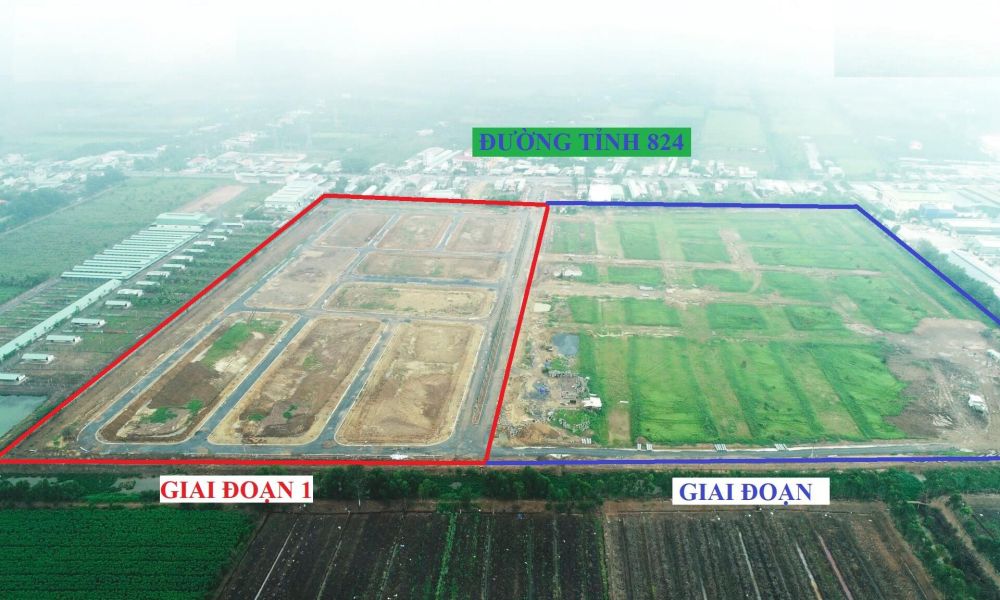 Tiến độ xây dựng dự án VietUc Varea tại Long An 