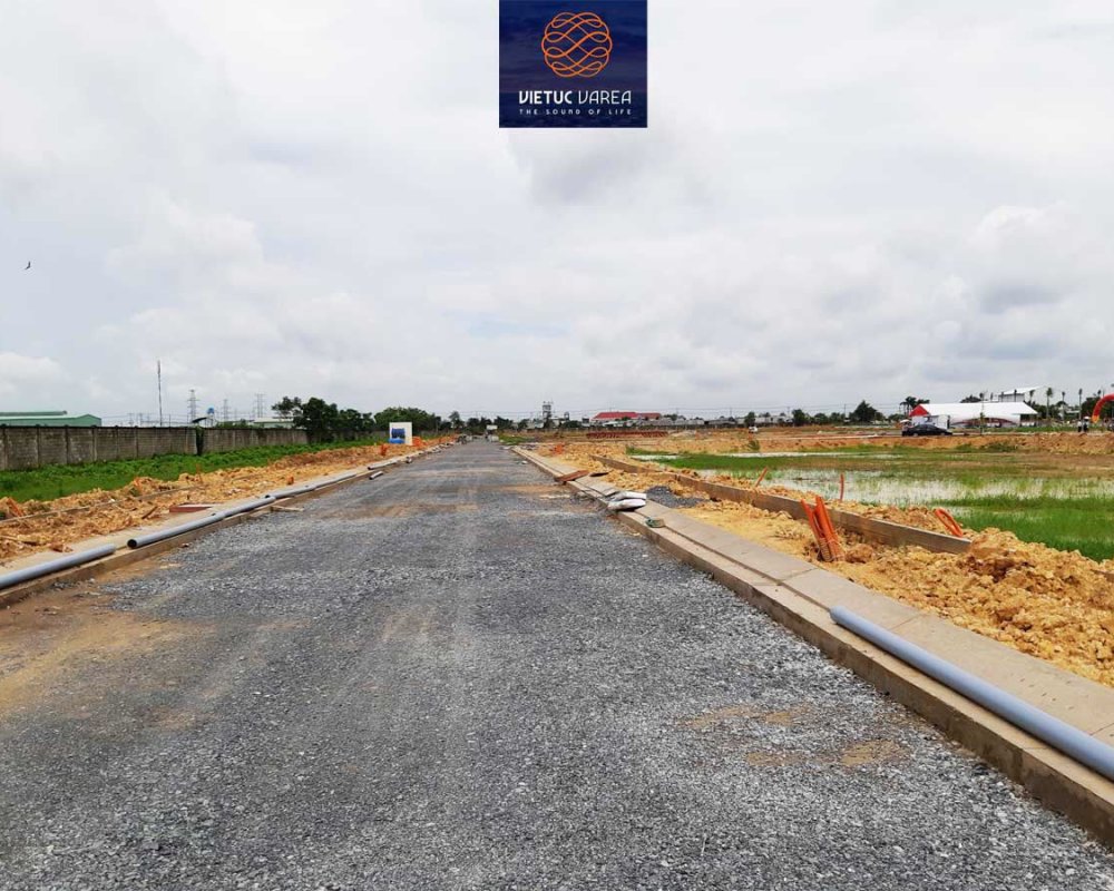Tiến độ xây dựng dự án đất nền VietUc Varea Long An 