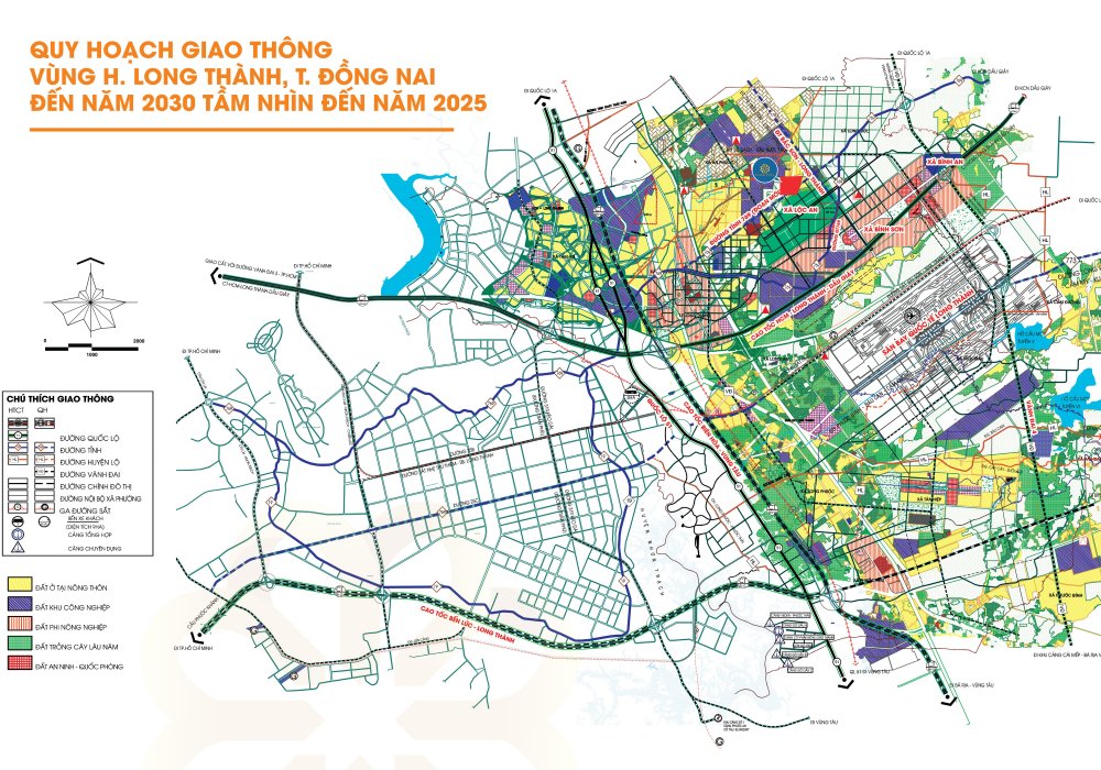 Quy hoạch giao thông vùng Huyện Long Thành, tỉnh Đồng Nai đến năm 2030 tầm nhìn đến năm 2025