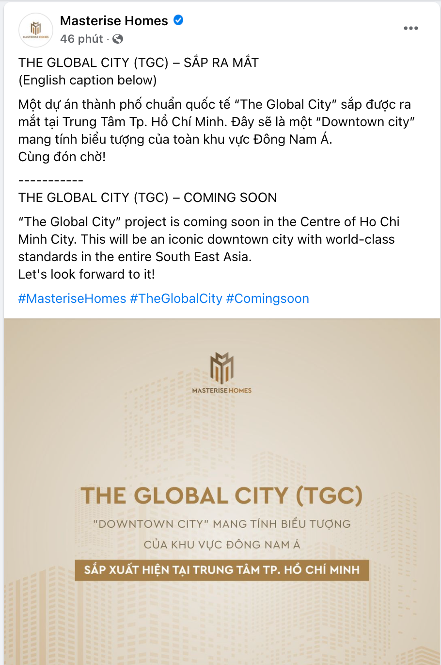 Thông tin "rò rỉ" dự án The Golbal City tại TP Thủ Đức