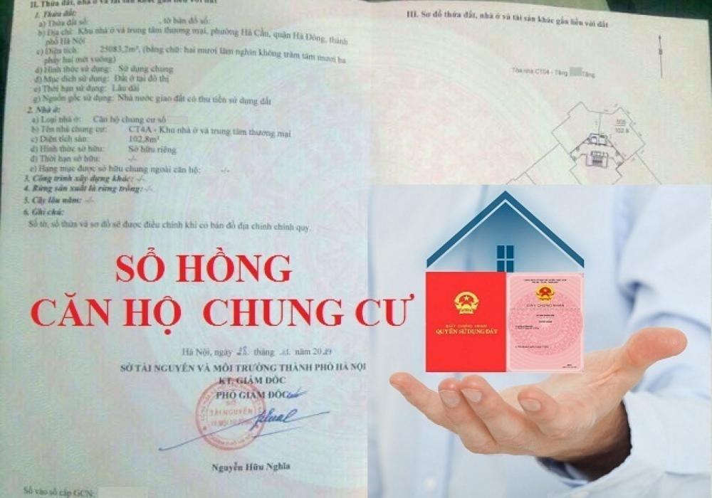 Căn hộ chung cư giá rẻ đã có sổ hồng chưa?