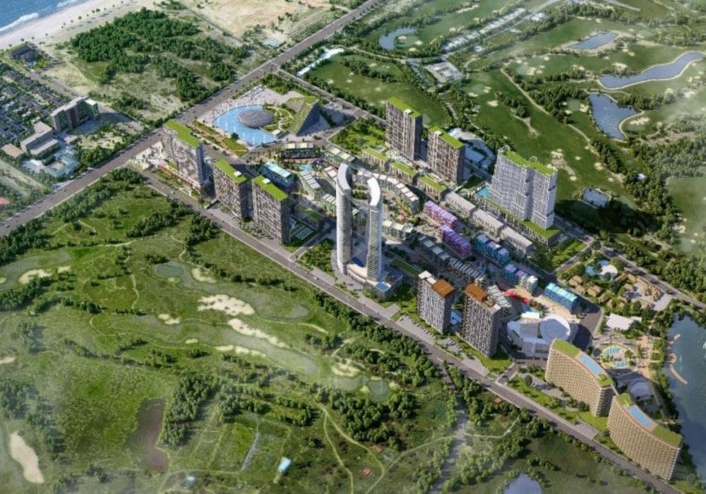Phối cảnh dự án khu du lịch Hải Giang Merry Land Quy Nhơn