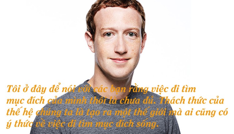 Những câu nói đầy cảm hứng từ Mark Zuckerberg