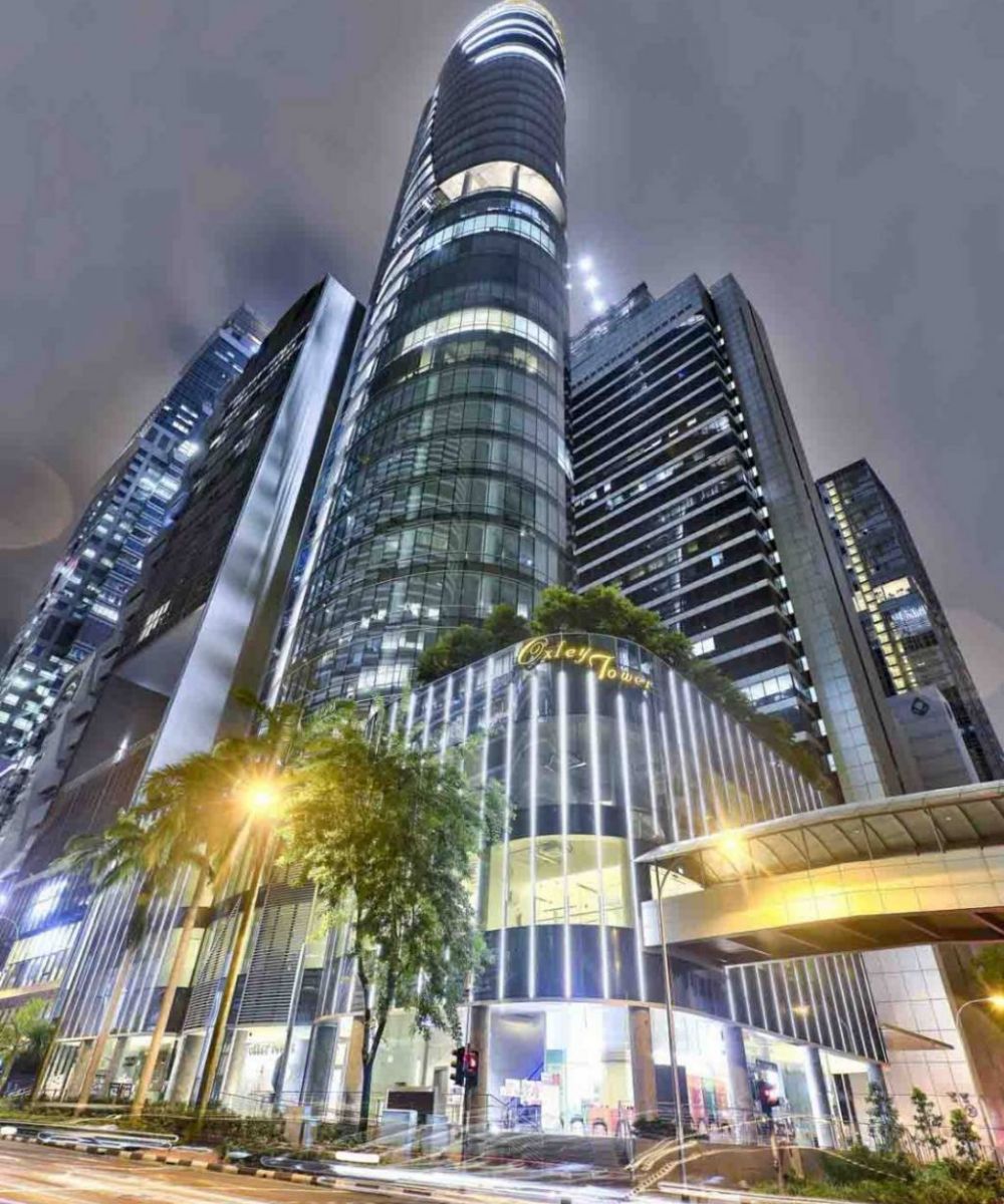 Tòa nhà Oxley Tower Night (Singapore)